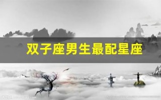 双子座男生最配星座(双子座男生最佳配对星座)