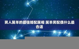 属羊男最佳婚配(属羊男最佳婚配属相表)
